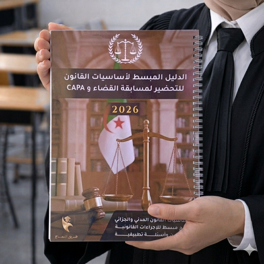 الدليل المبسط لأساسيات القانون | تحضير مسابقة القضاء و CAPA مع تمارين تطبيقية